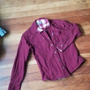 Carhartt jacket red plaid lined